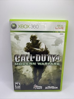 Call of Duty 4 Modern Warfare - Original Microsoft Xbox 360 Game Tested Works