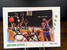 🔥SkyBox 1991-92 Boston Celtics Career Leaders #406 Game Frame Bird Russell🔥