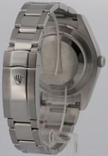 Rolex DateJust II 41mm BLUE Stainless Steel Smooth Oyster Date Watch 116300 6