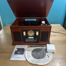 Victrola Navigator 8-in-1 Bluetooth Record Player 3Speed Turntable CD no remote