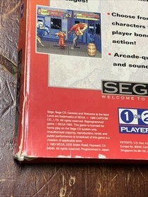 Final Fight CD - Sega CD, 1993 CIB