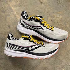 Saucony Ride 14 S10650-40 Womens 9 Sneakers White Mesh Athletic Running Shoes
