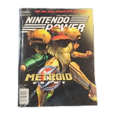 Nintendo Power Magazine Vol 162 METROID Prime w/all posters & Stickers & Insert 