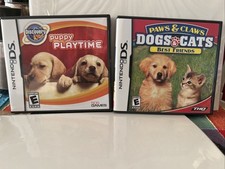 Paws and Claws Dogs  Cats Best Friends - Nintendo DS Puppy Playtime Case Manual