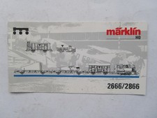 Märklin 2666 / 2866 - Begleitheft für Flugzeug-Transport-Zug „Junkers“ der DRG
