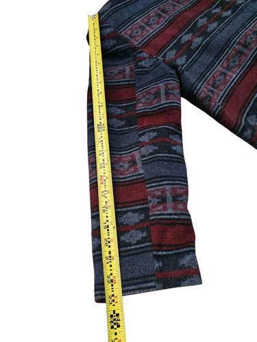 VTG Braetan Wool Blend Blazer Southwest Aztec Womens Sz XL Maroon/ Blue Ukraine - Picture 10 of 11