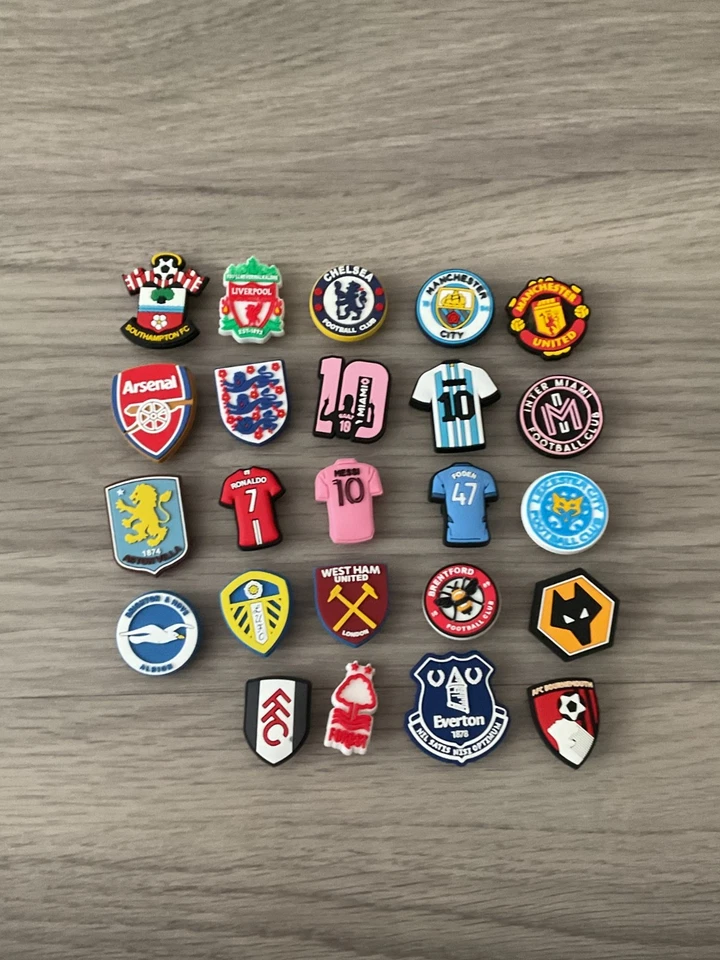 Football shoe charms