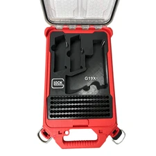 Glock 19X Insert for Milwaukee Packout – Holds 2 Mags + 95 Rounds