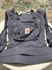 Ergobaby Original 3-Position Unisex Baby Carrier Marine Whale Print Blue Neutral