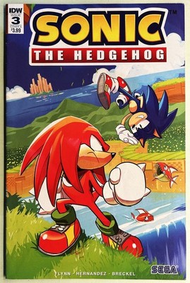 SONIC The HEDGEHOG Comic Book IDW #3 Cover A April 2018 Bagged & Boarded FN+