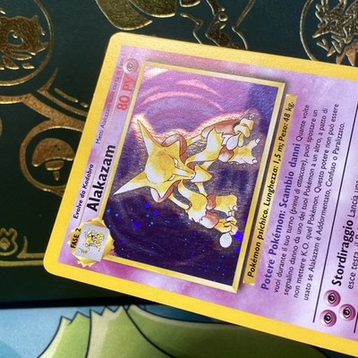 Alakazam 1/102 - Rare Holo - Pokemon TCG Base Set ITALIAN MP | eBay