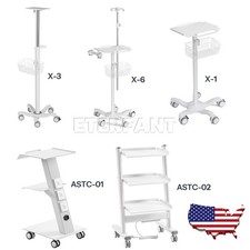 Medical Mobile Rolling Cart for Ultrasound Imaging Scanner/Patient Monitor US