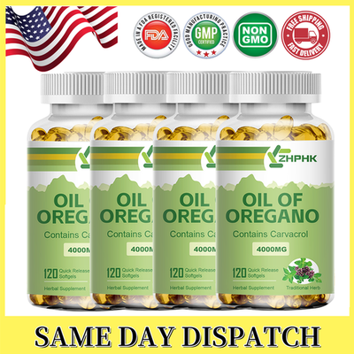 #ad Organic Oregano Oil Softgels Super Concentrated Liquid Oil with Carvacrol $12.98