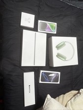 Apple Lot of 6 Empty Boxes 3 iPhone 16, iPad 9th Gen, AirPods Pro, Apple Watch