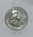 1959 Ben Franklin Half Dollar 90% Silver Coin .50 Cent No Reserve AU