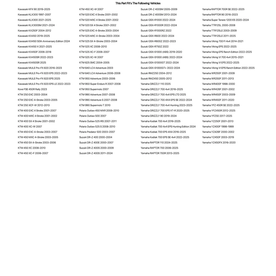 Tusk Spark Plug Socket 5/8" (16mm) Hex For KAWASAKI KFX 50 2007-2009,2013-2017 Foto 2 de 3