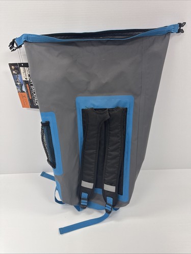 WOW Sports H2O WaterProof Dry Backpack in Blue w Adjustable Strap (18-5110B) - Picture 2 of 4