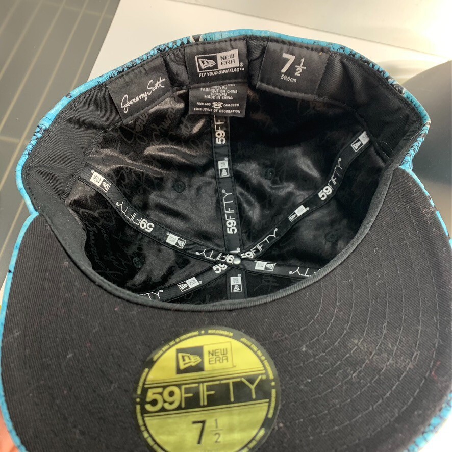 New Era Jeremy Scott Blue & Black Snakeskin 5950 59FIFTY