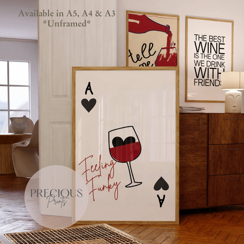 Poster stampa bar cucina / stampa umorismo divertente / poster cucina wine bar - Foto 3 di 7