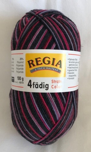 Schachenmayr Regia Sockenwolle,  4-fädig, 100g, Farbe: 5739, mehrfarbig - Bild 1 von 5