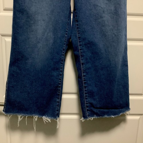 Pantalones de mezclilla para mujer LEVI’S Mile High recortados pierna ancha botón mosca retro talla 28 - Imagen 4 de 7