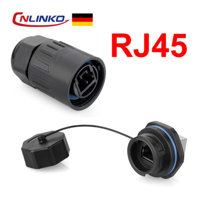 CNLINKO YT-RJ45 Series RJ45 LAN CAT5e Industrieller Wasserdichter Steckverbinder