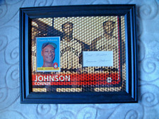 Marketplace image: Connie Johnson baseball signed cut framed w 1958 Topps card PSA superfractor