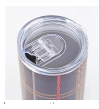 Barbour THERMO TARTAN TRAVEL CUP Classic Tartan MSRP$45 British Lux Great Gift!!