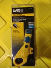 NEW KLEIN TOOLS - VDV110-295 - COMBINATION COAXIAL & TWISTED-PAIR CABLE STRIPPER