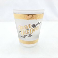 Grand Ole Opry Shot Glass with 22k Gold Design Made in USA