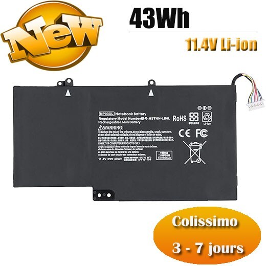 Batterie NP03XL pour HP Envy x360 15-U de quoi travailler librement au cafe