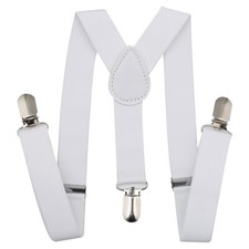 Mens Elasticated Heavy Duty Clip on Trouser Braces Adjustable Suspenders 20-50mm