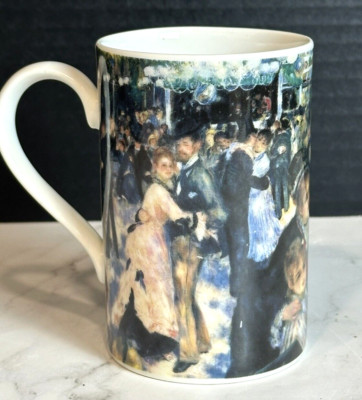 Coffee Mug Vintage Dunoon Stoneware Mug ''Bal du Moulin de la Galette'' by Renoir