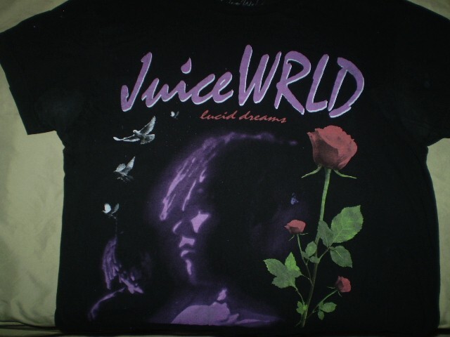 Juice Wrld World LUCID DREAMS Mens Crew Official T Shirt Sz M Rap 
