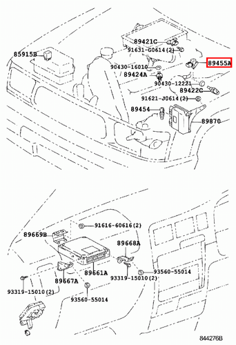 Genuine Hilux KUN26 KUN25 KUN16 KUN15 KUN135 2KD 1KD EGR Valve Position Sensor - Picture 5 of 20