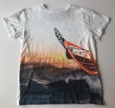 Molo Windsurfing Graphic Teen’s T-Shirt, White, Size 176 (16 years old)