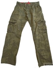 34X30 Jordan Craig Men'S Urban green Camo cargo Pants Streetwear tactical SKU22