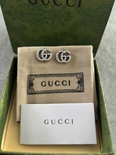 Silberne GG Gucci Ohrringe mit org. Verp. Ohr...