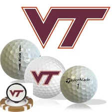 NCAA Virginia Tech Hokies • Golf Balls 12 pack • TaylorMade TP5