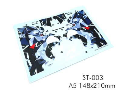 MAN TGX LION500 EDITION WATER DECAL STICKER for 1/14 Tamiya