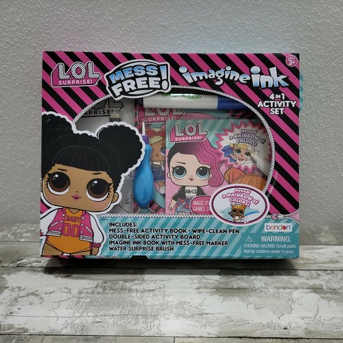 3 set attività senza problemi Imagine Ink con libro di gioco: 2x Trolls World Tour & L.O.L - Foto 7 di 11