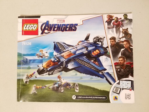 LEGO 76126 Marvel Avengers Ultimate Quinjet Instruction Manual