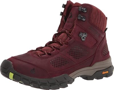 Vasque Women's Talus at Ud Mid Hiking Boot Rum Raisin/Green Glow Brand New