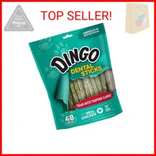 Dingo Tartar And Breath Dental Sticks For All Dogs, 48-Count