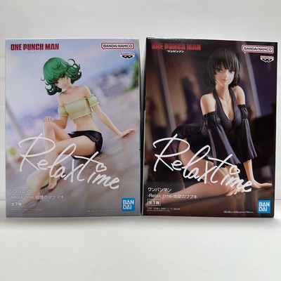 One Punch Man SET Tatsumaki Fubuki Relax Time Figure Japan | eBay