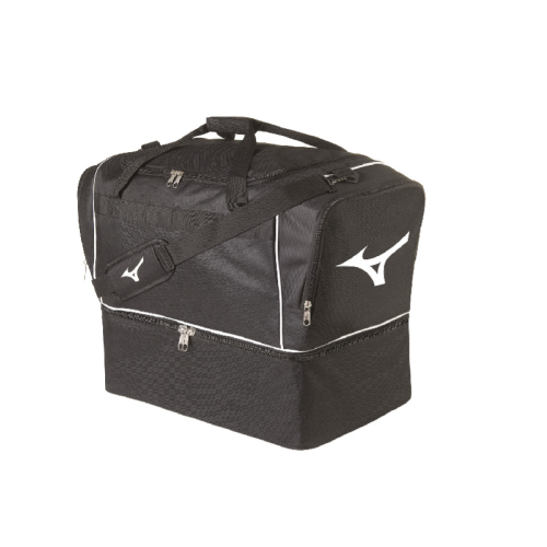 Mizuno Team Football Bag Small Black Borsone da adulto con fondo rigido