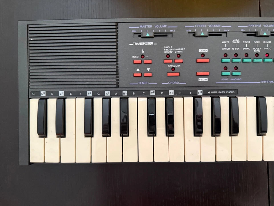 Rhythmic 6 Portable Keyboard Squarewave Synth Drum Machine Retro Analog Lofi - Image 2 of 4