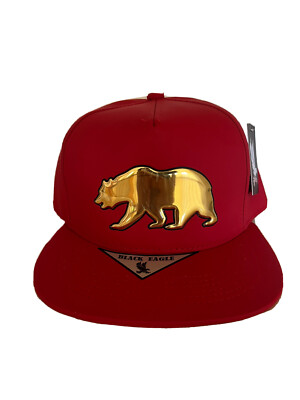 Red Black Eagle Hat
