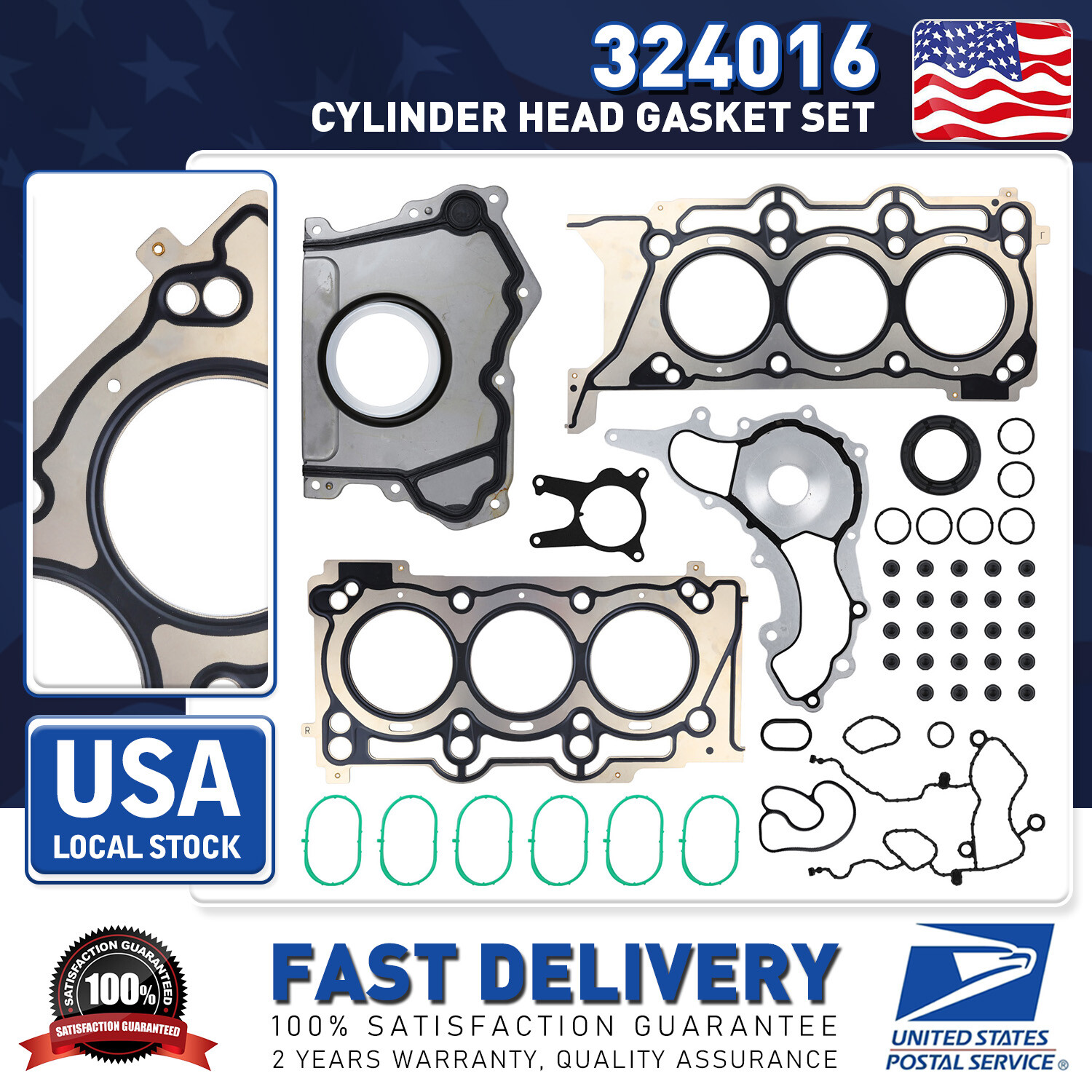 New Head Gasket Set Fit For Maserati Quattroporte Ghibli Levante 3.0L M000324016