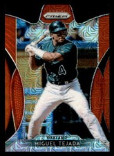 2019 Panini Prizm Red Mojo Prizm #211 Miguel Tejada SN #/299